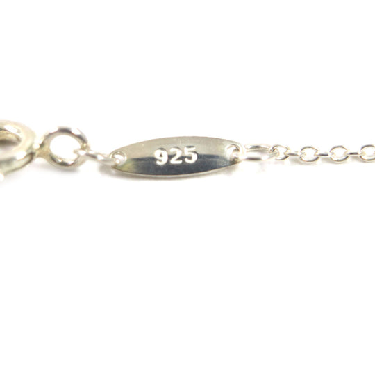 TIFFANY&Co. Necklace Main: SV925, Stone: Pink sapphire Silver Color by the yard Women Used Authentic