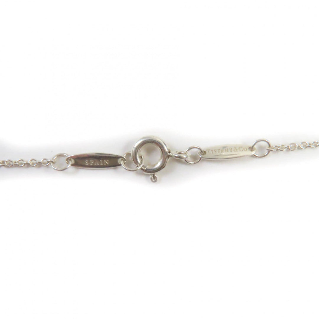 TIFFANY&Co. Necklace Main: SV925, Part: Diamond Silver Elsa Peretti By the Yard Single Diamond Pendant Women Used Authentic