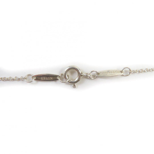 TIFFANY&Co. Necklace Main: SV925, Part: Diamond Silver Elsa Peretti By the Yard Single Diamond Pendant Women Used Authentic