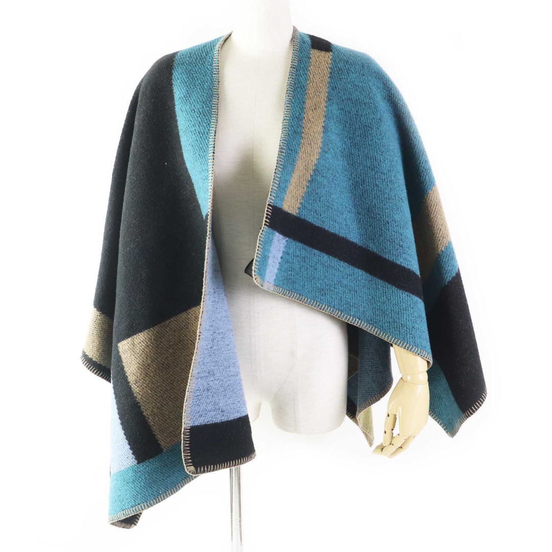 Burberry Prorsum shawl Main: 85% wool, Main: 15% cashmere Multi Women Used Authentic