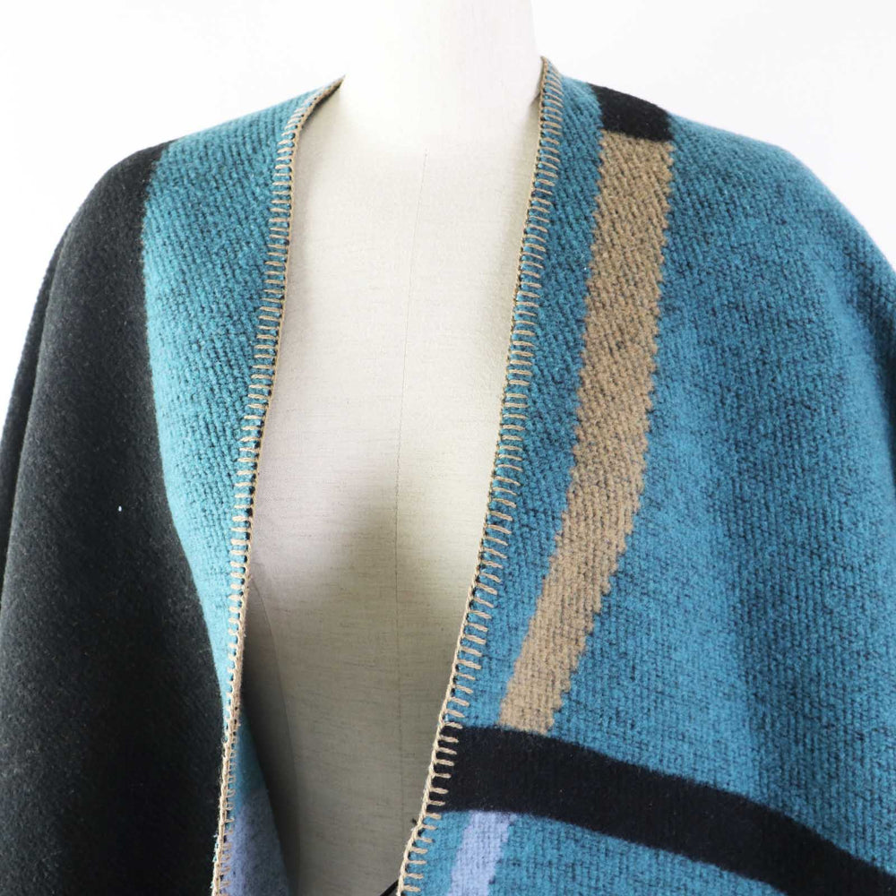 Burberry Prorsum shawl Main: 85% wool, Main: 15% cashmere Multi Women Used Authentic