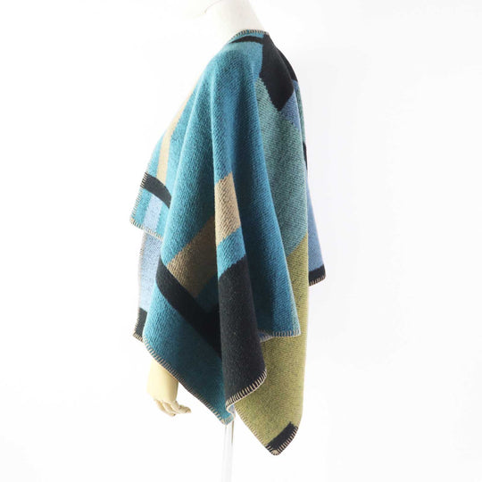 Burberry Prorsum shawl Main: 85% wool, Main: 15% cashmere Multi Women Used Authentic