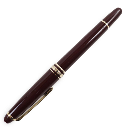MONTBLANC Ballpoint pen resin Bordeaux Gold Meisterstck mens(Unisex) Used Authentic