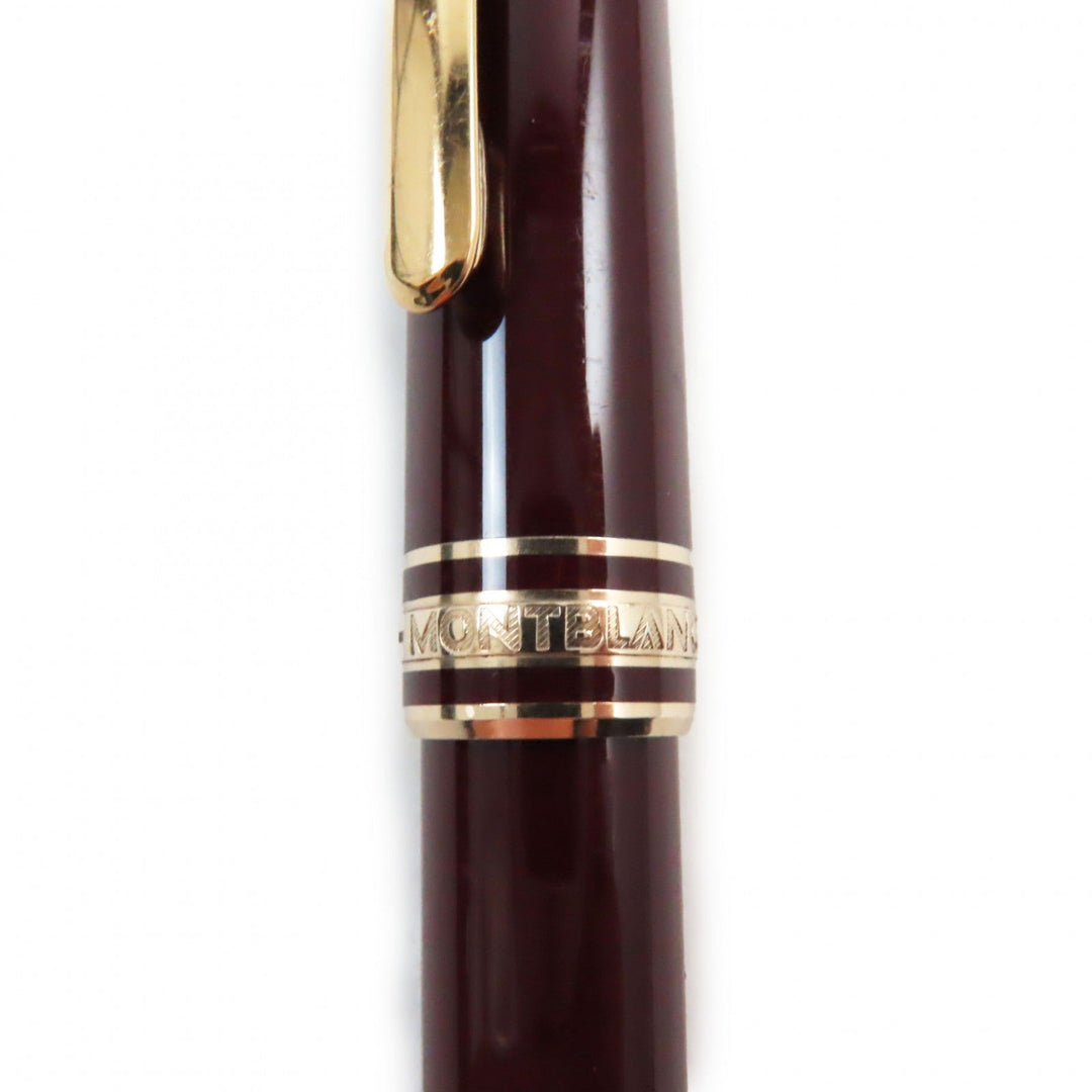 MONTBLANC Ballpoint pen resin Bordeaux Gold Meisterstck mens(Unisex) Used Authentic