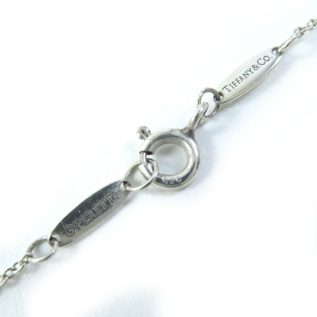 TIFFANY&Co. Necklace Main: SV925, Part: Aquamarine Silver light blue El Saperetti Color by the yard Women Used Authentic