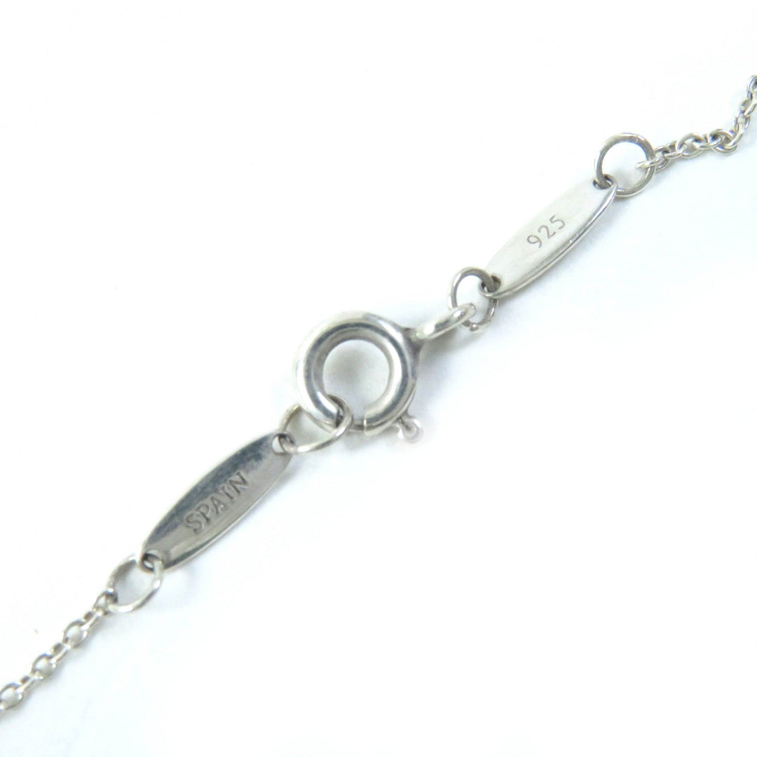 TIFFANY&Co. Necklace Main: SV925, Part: Aquamarine Silver light blue El Saperetti Color by the yard Women Used Authentic