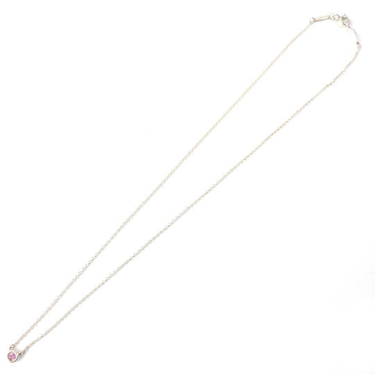 TIFFANY&Co. Necklace Main: SV925, Part: Pink sapphire Silver pink El Saperetti Color by the yard Women Used Authentic