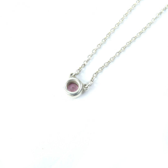 TIFFANY&Co. Necklace Main: SV925, Part: Pink sapphire Silver pink El Saperetti Color by the yard Women Used Authentic
