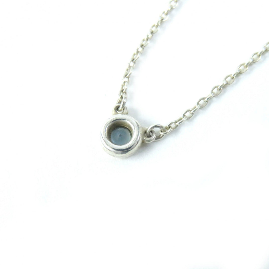 TIFFANY&Co. Necklace Main: SV925, Part: Aquamarine Silver light blue El Saperetti Color by the yard Women Used Authentic