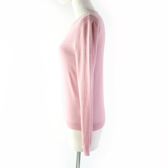 VALENTINO knit TB9KC29F78N Main: 70% wool, Main: 20% silk, Main: 10% cashmere pink Women 40 Used Authentic