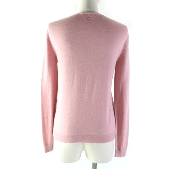 VALENTINO knit TB9KC29F78N Main: 70% wool, Main: 20% silk, Main: 10% cashmere pink Women 40 Used Authentic