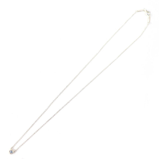 TIFFANY&Co. Necklace Main: AG925, Part: Aquamarine Silver light blue El Saperetti Color by the yard Women Used Authentic