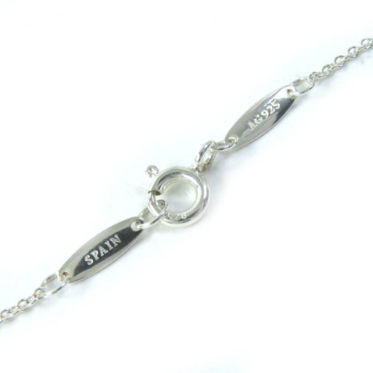 TIFFANY&Co. Necklace Main: AG925, Part: Aquamarine Silver light blue El Saperetti Color by the yard Women Used Authentic