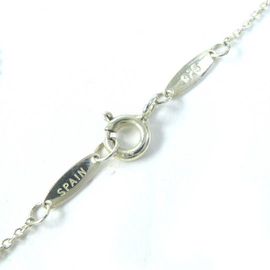 TIFFANY&Co. Necklace Main: SV925, Part: Aquamarine Silver light blue El Saperetti Color by the yard Women Used Authentic