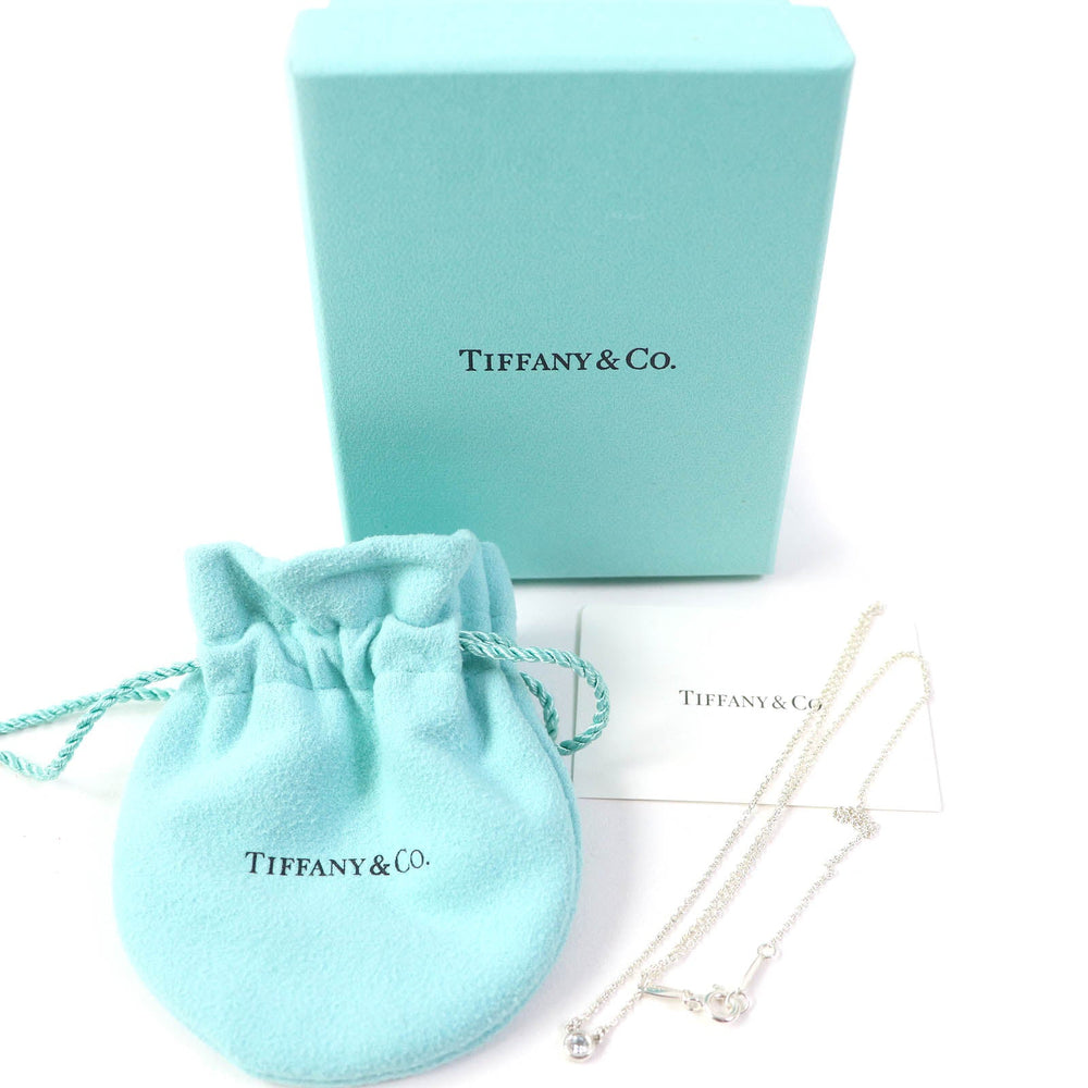 TIFFANY&Co. Necklace Main: SV925, Part: Aquamarine Silver light blue El Saperetti Color by the yard Women Used Authentic