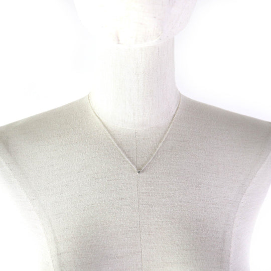 TIFFANY&Co. Necklace Main: SV925, Part: Aquamarine Silver light blue El Saperetti Color by the yard Women Used Authentic