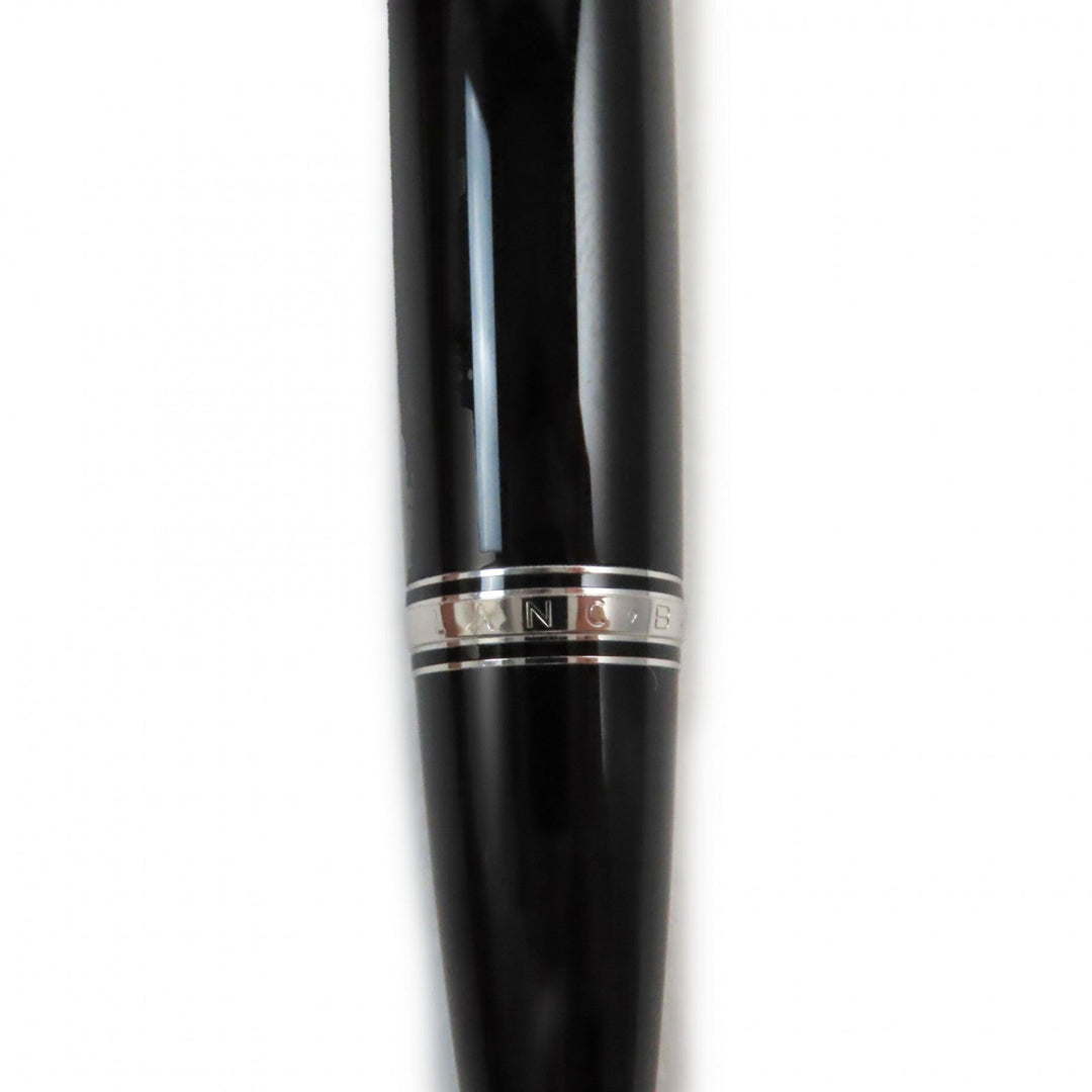 MONTBLANC Ballpoint pen Resin, Blue Gemstone Black Silver Boheme mens Used Authentic