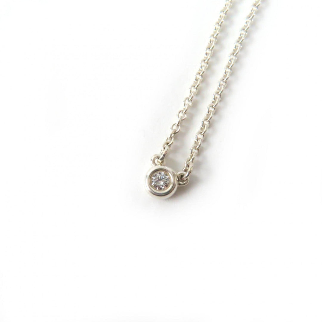 TIFFANY&Co. Necklace Main: AG925, Part: Diamond Silver El Saperetti By the yard Women Used Authentic