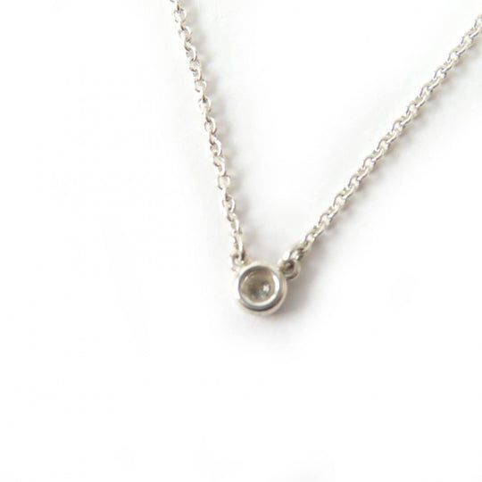 TIFFANY&Co. Necklace Main: AG925, Part: Diamond Silver El Saperetti By the yard Women Used Authentic