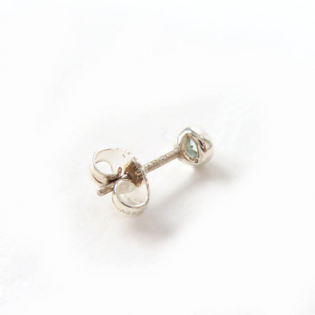 TIFFANY&Co. Pierce Main: AG925, Part: Aquamarine Silver light blue El Saperetti Color by the yard Women Used Authentic