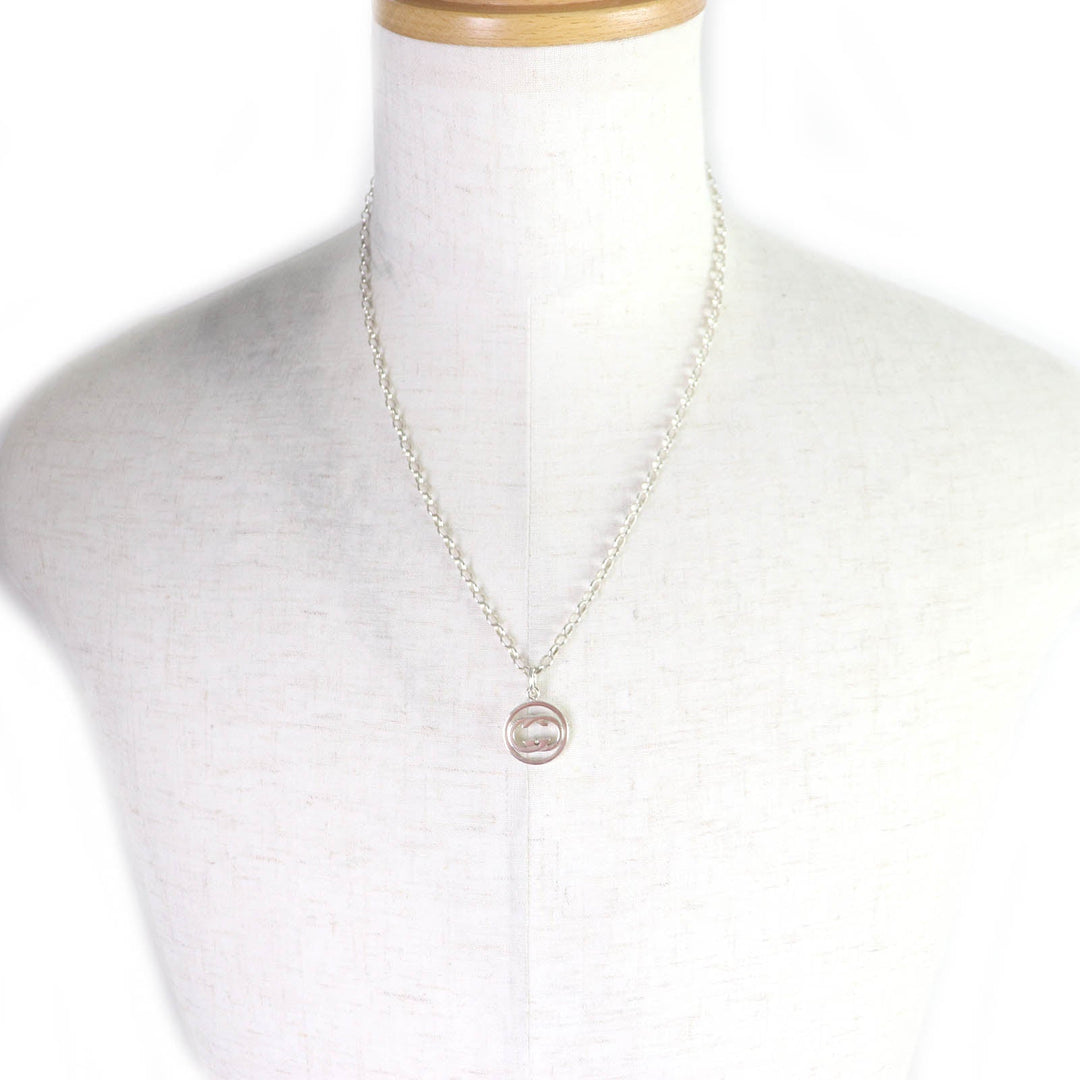 GUCCI Necklace Main�FAG925 Silver mens Used Authentic