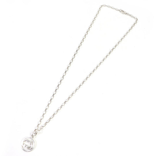 GUCCI Necklace Main�FAG925 Silver mens Used Authentic