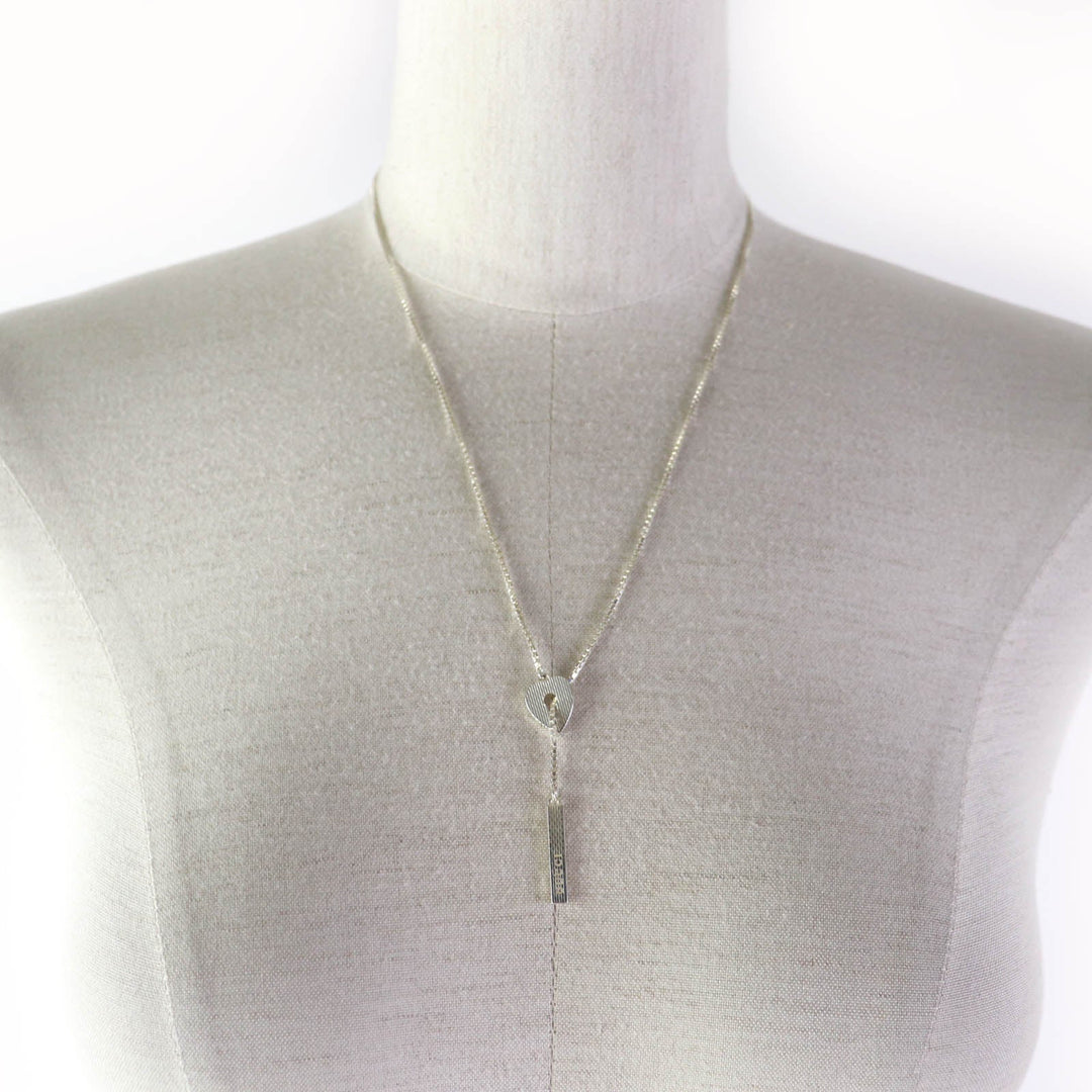 GUCCI Necklace Main�FAG925 Silver Women Used Authentic