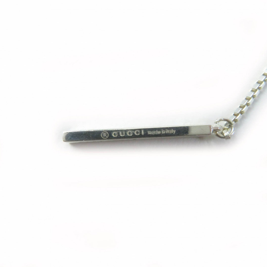 GUCCI Necklace Main�FAG925 Silver Women Used Authentic