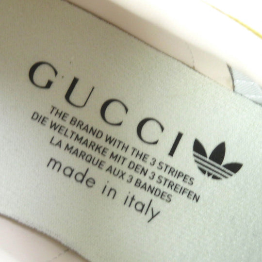 GUCCI Low cut sneakers 707868 HQ7086 GG canvas Beige brown Gazelle Women Used Authentic