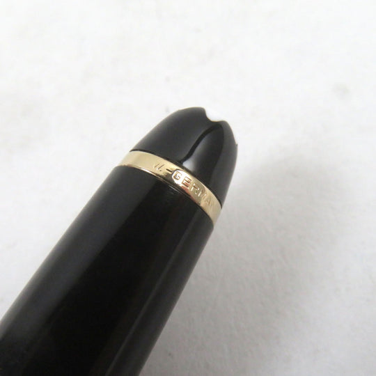 MONTBLANC fountain pen Pen point: K14 Black gold Meisterstck Classic mens Used Authentic