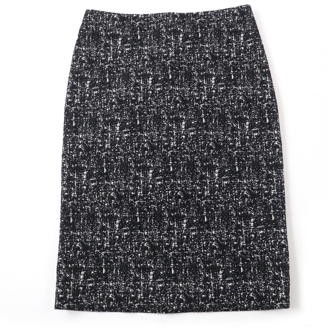 BOTTEGAVENETA Tweed skirt 598255 Main: 49% wool, Main: 48% cotton, Main: 3% polyurethane, Lining: 100% cotton black Women 36 Used Authentic