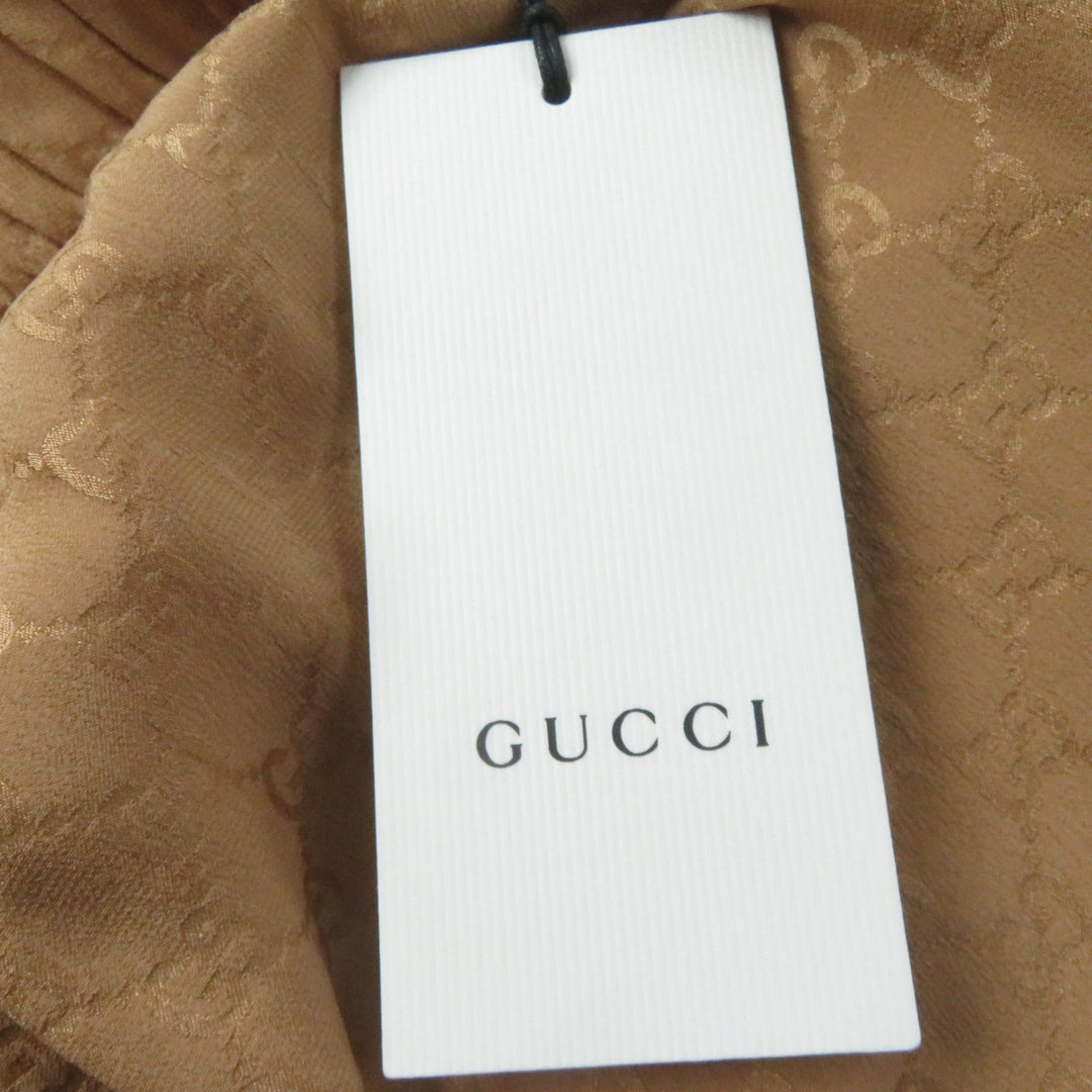 GUCCI Shorts 631681 Main: 100% silk, part: 80% polyester, part: 20% polyester Brown Women XS (160/64Y) Used Authentic