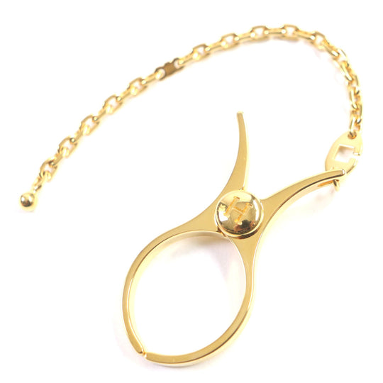 HERMES Other accessories Gold Plated gold Filou Women Used Authentic