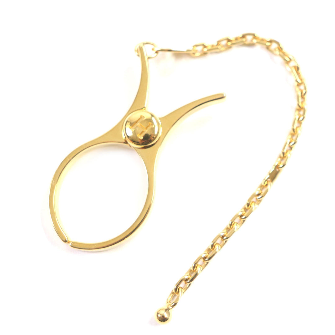 HERMES Other accessories Gold Plated gold Filou Women Used Authentic