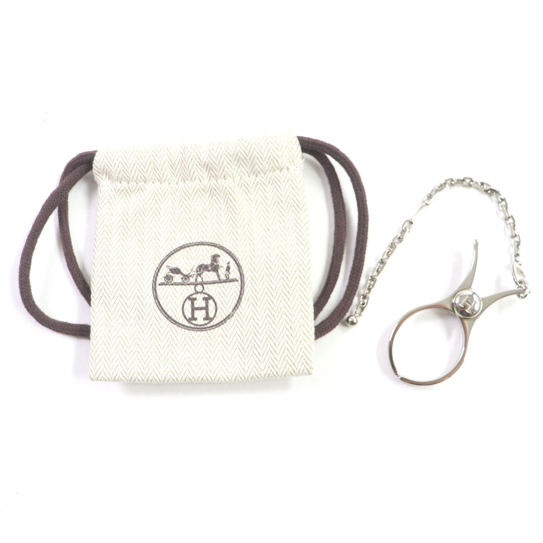 HERMES Other accessories metal Silver Filou Women Used Authentic