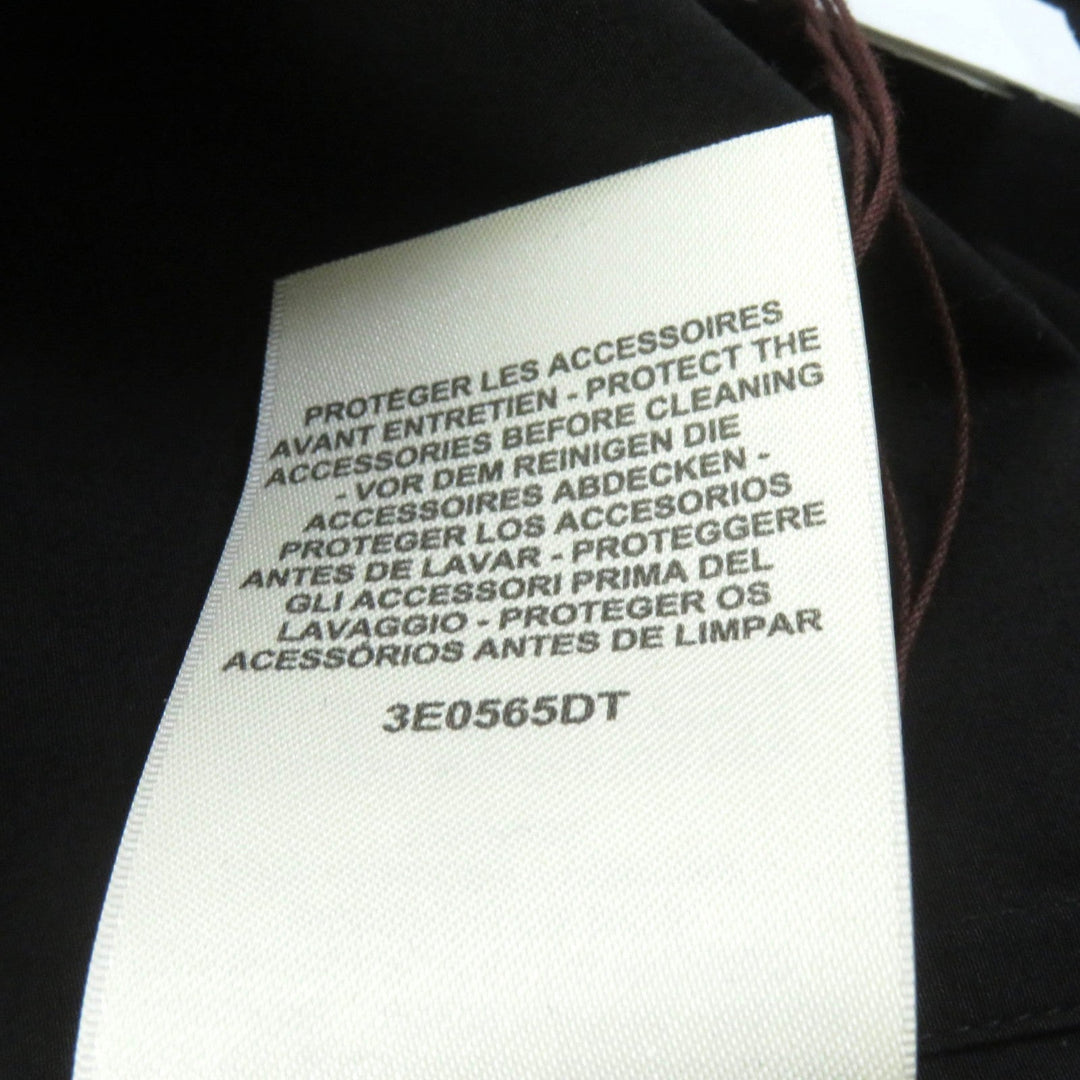 HERMES one piece Main: 100% cotton, embroidery: 100% viscose black Women 36 Used Authentic