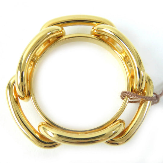 HERMES Scarf ring 601000S-00 Main�FGold Plated gold Lukade Women Used Authentic