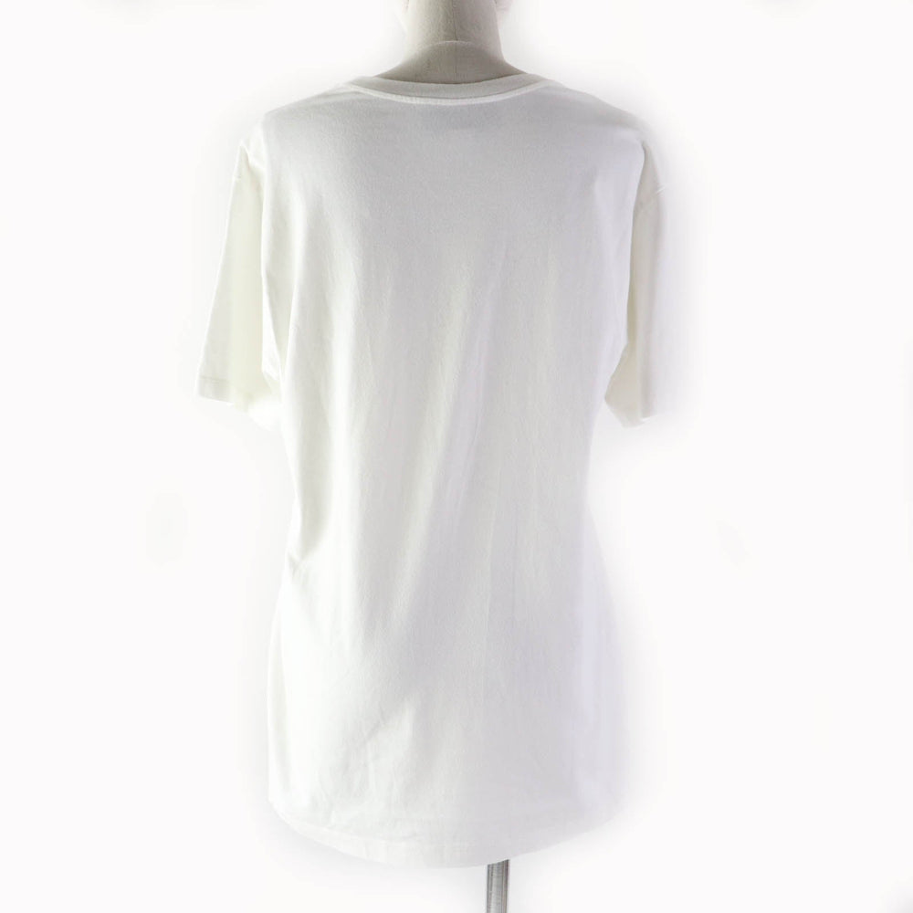 GUCCI Short sleeve T-shirt 717422 XJFNE Main: 100% cotton, part: 51% acrylic, part: 49% wool white Women XS Used Authentic