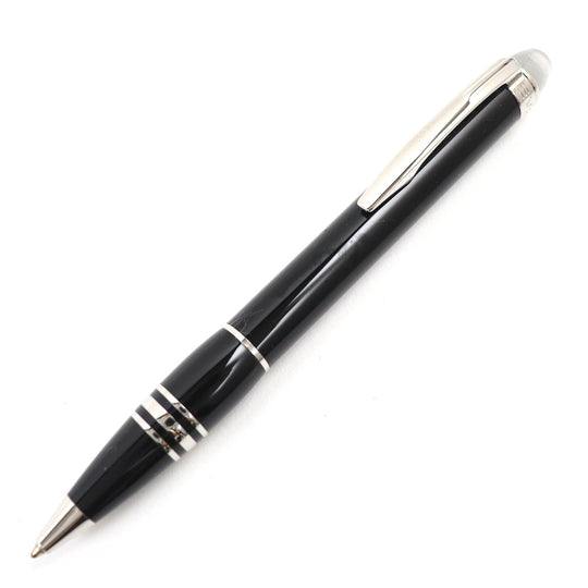 MONTBLANC Ballpoint pen PIX Black Precious Rubbed Gin Black Silver Starwalker mens Used Authentic