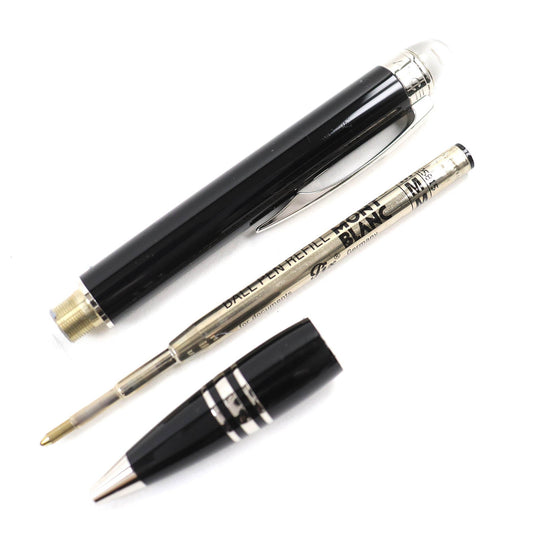 MONTBLANC Ballpoint pen PIX Black Precious Rubbed Gin Black Silver Starwalker mens Used Authentic