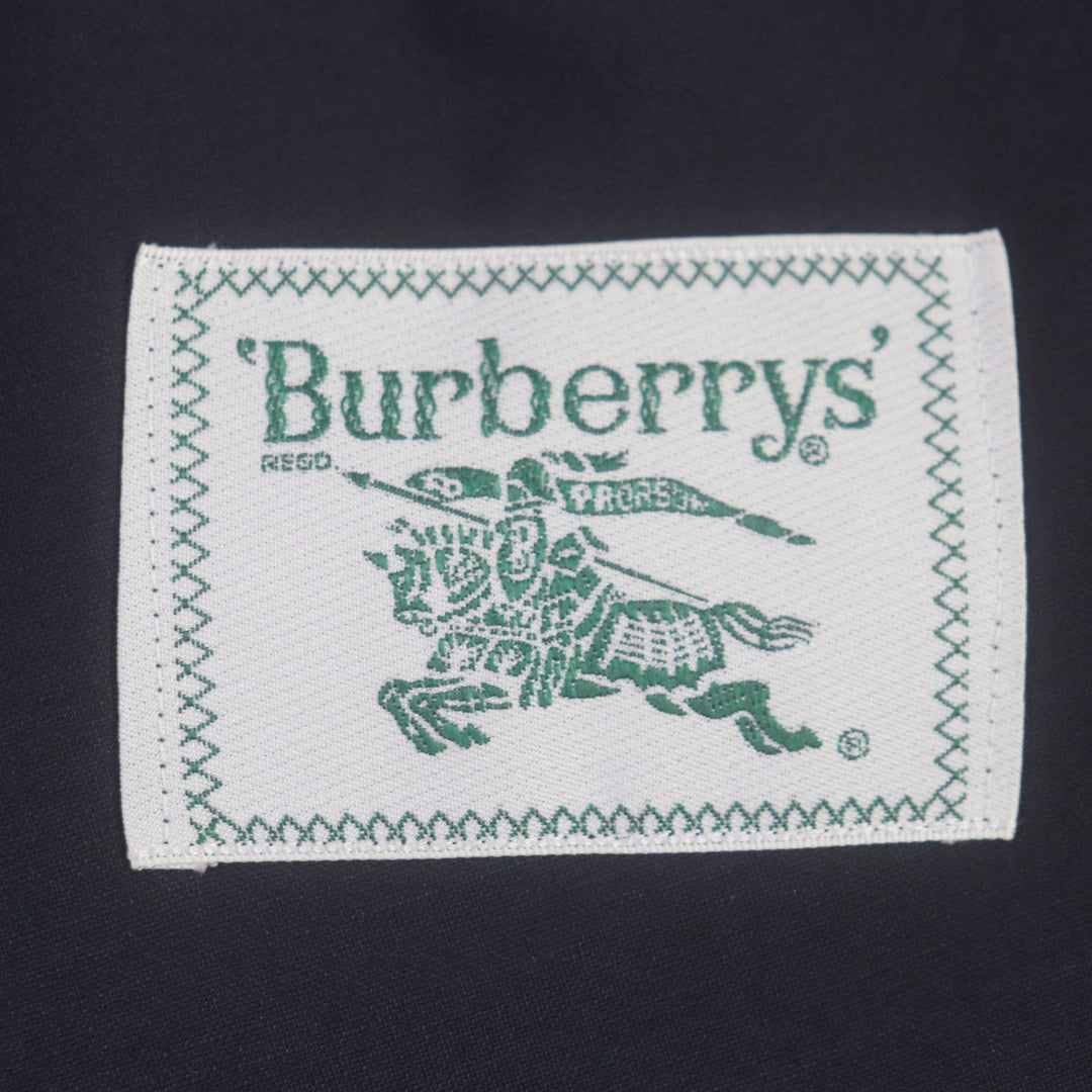 BURBERRY blazer Outer material: 100% wool, Sleeve lining: Cupra, Body lining: Polyester: Cupra Navy mens M Used Authentic
