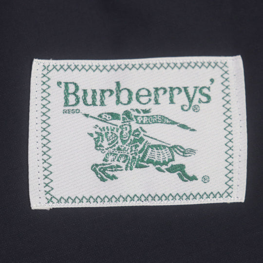BURBERRY blazer Outer material: 100% wool, Sleeve lining: Cupra, Body lining: Polyester: Cupra Navy mens M Used Authentic
