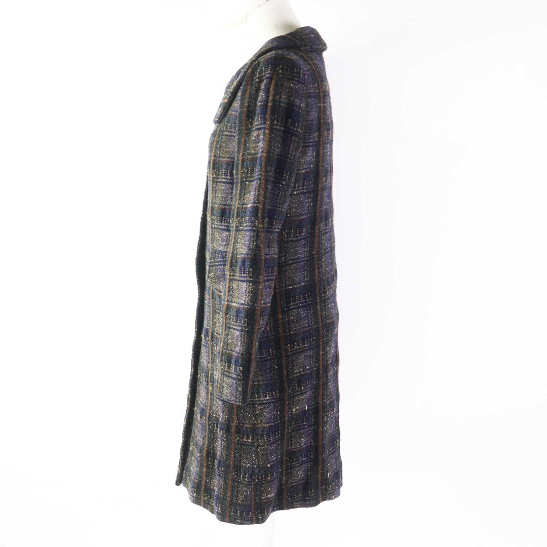 MARNI coat Outer material: 73% wool, Outer material: 24% silk, Outer material: 2% mohair, Outer material: 1% nylon, Lining: 100% cupra Multi Women 38 Used Authentic