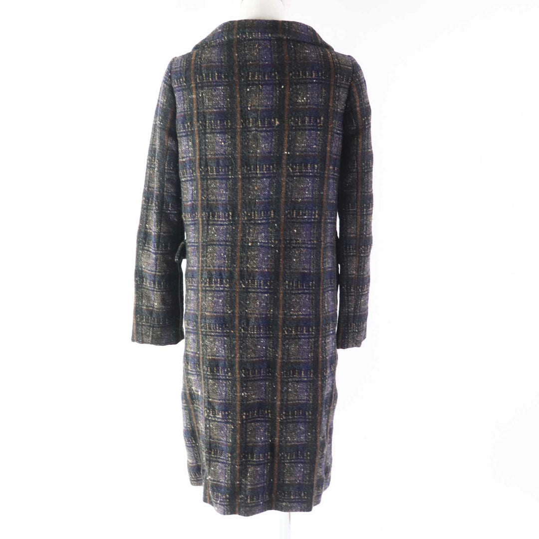 MARNI coat Outer material: 73% wool, Outer material: 24% silk, Outer material: 2% mohair, Outer material: 1% nylon, Lining: 100% cupra Multi Women 38 Used Authentic