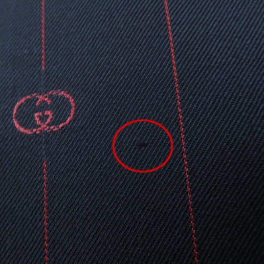 GUCCI Other bottoms 595172 Main: 99% wool, Main: 1% silk, Part: 100% polyester Navy Women 38 Used Authentic