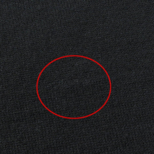 HERMES one piece Main: 99% wool, Main: 1% nylon, Part: Lamb leather black Women 36 Used Authentic