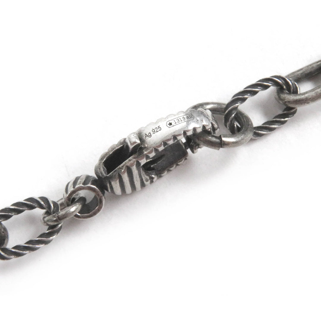 GUCCI Necklace 604155 Main�FAG925 Silver mens Used Authentic