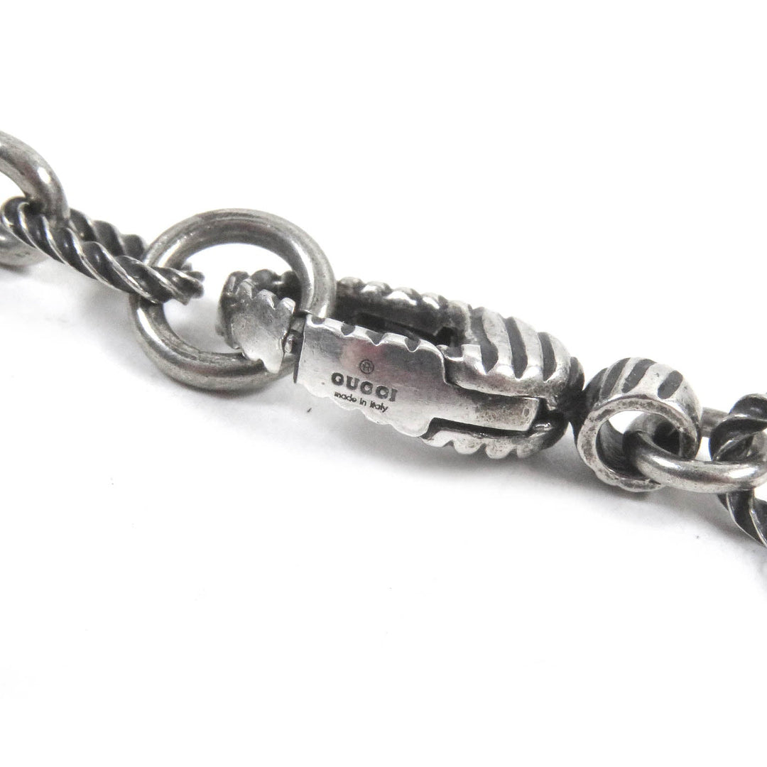 GUCCI Necklace 604155 Main�FAG925 Silver mens Used Authentic