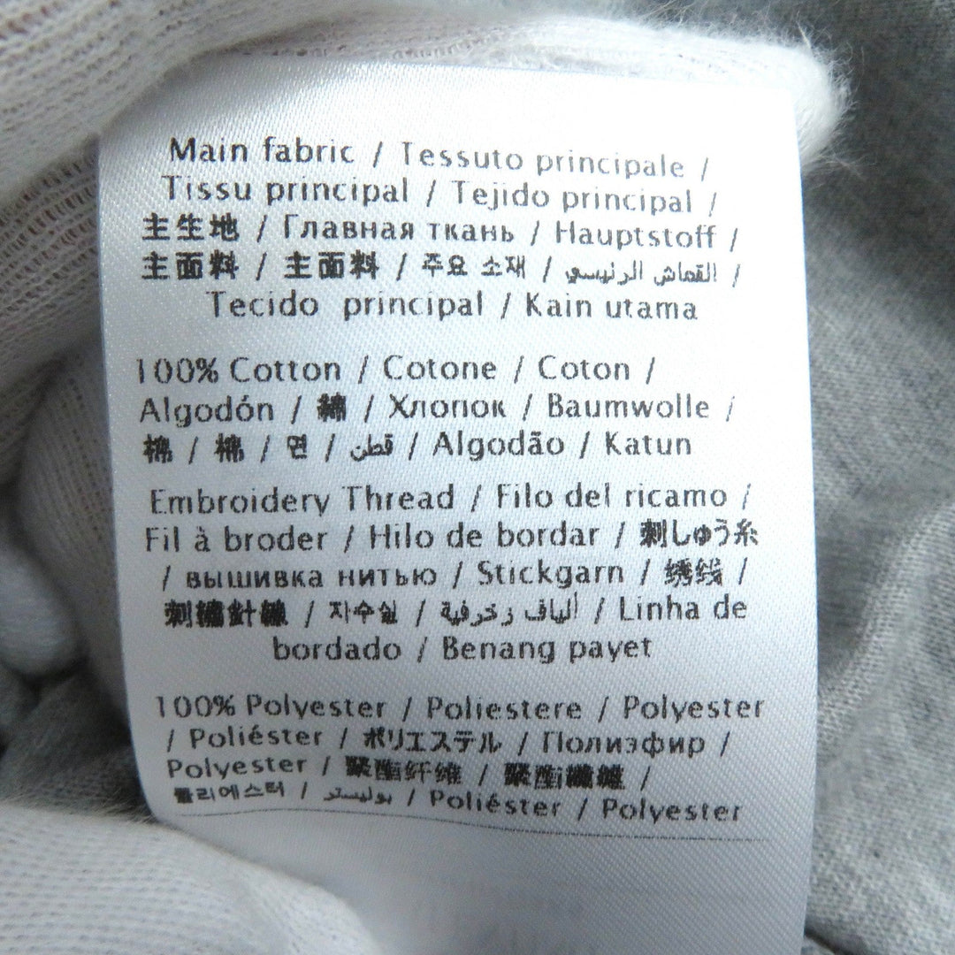 VALENTINO Short sleeve T-shirt 1V3MG02D8R9 Main: 100% cotton, embroidery thread: 100% polyester gray mens L Used Authentic