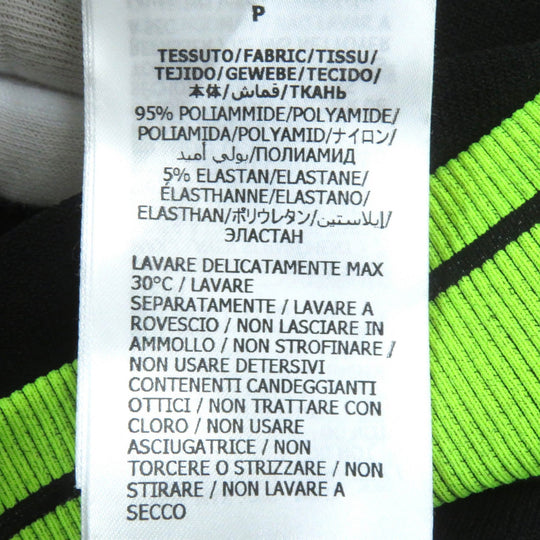 GUCCI Other bottoms 696130 Main: 95% polyamide (nylon), 5% polyurethane Black Neon Green mens S (175/78A) Used Authentic